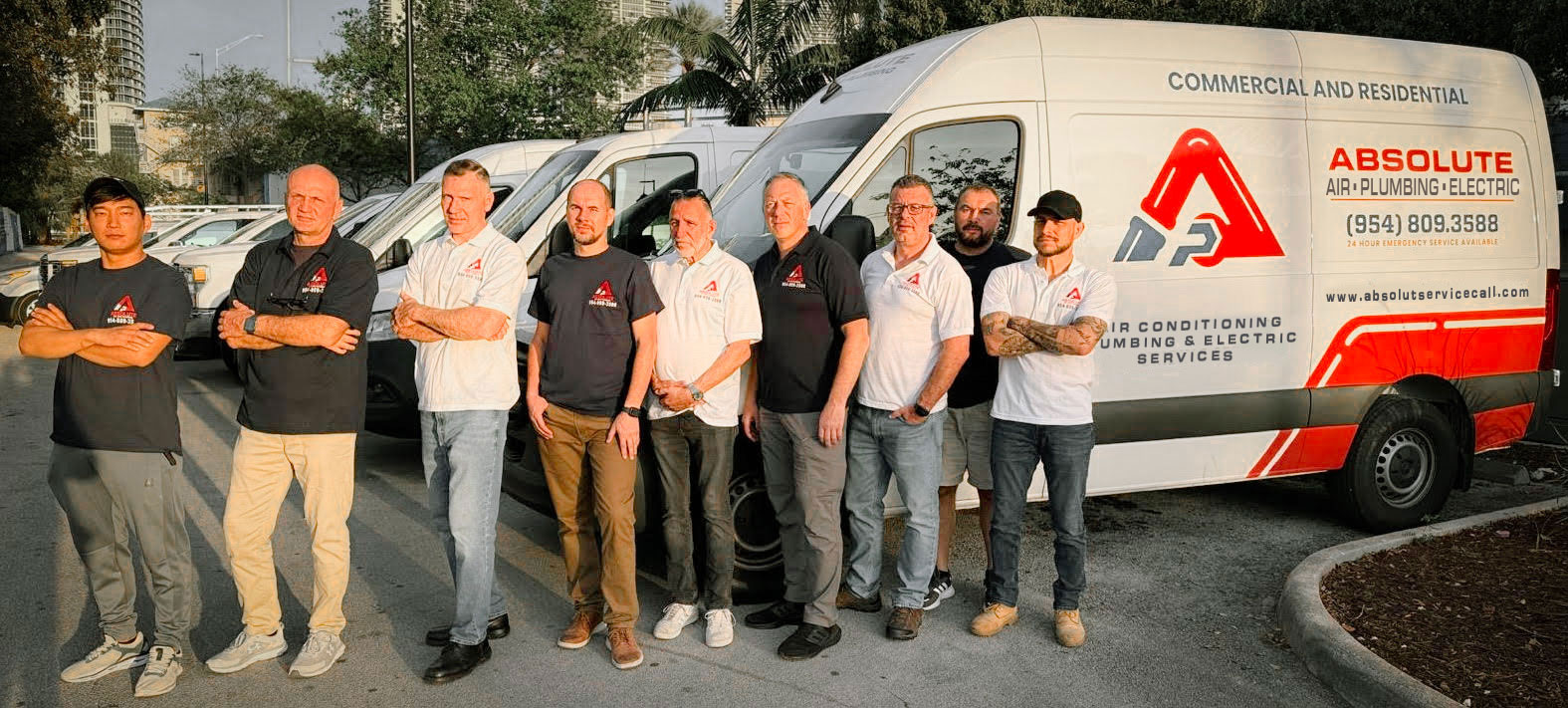 AIR CONDITIONING PLUMBING & ELECTRIC SERVICES TEAM